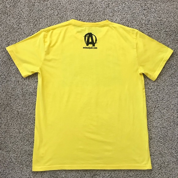 Animal Pak Iconic Yellow t-shirt. Size large. Excellent condition! - Picture 7 of 9